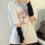 Mood Agenda Unisex Siyah Ikili Tek Parmak Punk Kolluk Eldiven - Standart