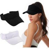 Mood Agenda Unisex Uv Koruyucu Sporcu Plaj Vizör Şapka 2 Li Set - Standart - Karışık
