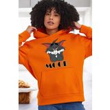 Mood Baskılı Unisex Oversize Sweatshirt