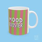 Mood Booster Yazılı Eğlence ve Mizah Temalı Hediyelik Porselen Kahve Kupası - Beyaz - 325 ml