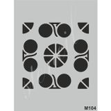 Mood Stencil Boyama Şablonu 15x20 cm. M104