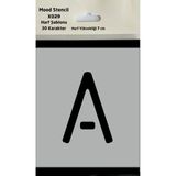 Mood Stencil Harf Boyama Şablonu X029 Harf Yüksekliği 7 cm