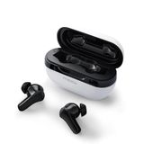 Moodix KI23K50 Kulak İçi Bluetooth Kulaklık, iOS ve Android Uyumlu, ANC Aktif Gürültü Önleyici, Beyaz-Siyah, IPX-4 Suya Dayanıklı