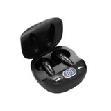 Moodix Kulak İçi Bluetooth Kulaklık, iOS ve Android Uyumlu, LCD Ekranlı, Siyah