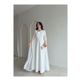 Mooi Butik BERLİN Maxi Elbise 4215 - Beyaz