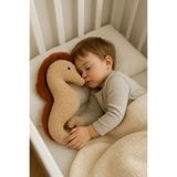 MooieBaby's Peluş Denizatı Uyku ve Oyun Arkadaşı| Yumuşacık Bebek Oyuncağı | Doğal Dokulu Uyku Oyuncağı