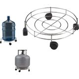 Mooihome Tekerlekli Saksı Damacana Altlığı