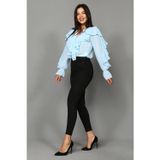 Mooishan Kadın Siyah Yüksel Bel Skinny Jean