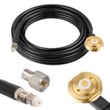 MOOKEERF NMO Anten Kablosu,NMO ve Çıkarılabilir UHF Konnektörlü 10FT CB Anten Kablosu Uzantısı,Düşük Kaybı RG58 Kablo NMO'dan UHF PL259 Erkek VHF/UHF/CB Radyo NMO Anteni için