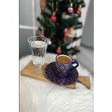 Moola Ahşap Dekoratif Sunum Kesme Tahtası , Mini Supla Bardak Altlığı , Sunum Stand Tahtası