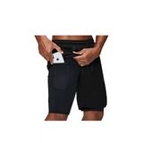 Mooly Unisex Koşu Ve Antrenman Sporcu Şortu Siyah