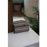Moom Bag Kadın Bronz Taş Detaylı Abiye Zincirli Çanta