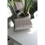 Moom Bag Kadın Gold Lazer Kesim Metal Tutma Saplı Kapaklı Abiye Çantası