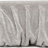 Moom Bag Kadın Silver Taş Dokuma Burs Detaylı Abiye Çanta