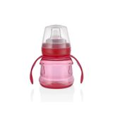 Mooma Baby Kulplu Alıştırma Bardağı 200 ML 6+ Ay Kırmızı, IB76020