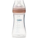 Mooma Kindy Biberon 150 ml 0-6 Ay Yavaş Akış Gül Kurusu - Renkli