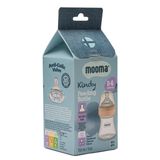 Mooma Kindy Biberon 150 Ml 0-6 Ay Yavaş Akış Gül Kurusu
