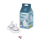 Mooma Kindy Biberon Emziği 0-6 Ay - Şeffaf