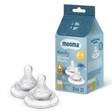 Mooma Kindy Biberon Emziği Orta Akış 6-18 Ay 2'li, IB76328