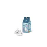 MOOMA Kindy Silikon Biberon Emziği 2’li Paket 0–6 Ay (Yavaş Akış) – Antikolik Ventilli | BPA & BPS İçermez