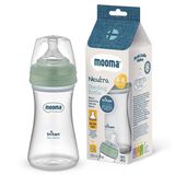 Mooma Neutra Tritan Biberon 250 ml 6-18 Ay (Orta Akış) - Çağla Yeşili