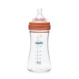Mooma Neutra Tritan Biberon 250 ml 6-18 Ay (Orta Akış) - Mercan Pembe