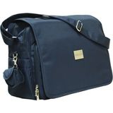moon 4ever Messenger Mavi Çok Amaçlı Bebek Bezi Çantası 40X30X15 cm - Lacivert