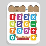 Moon Beavers Ahşap Hesap Makinesi Eğitici Öğretici Geliştirici Okula (Matematik) Katkı Sağlayan Sağlıklı Oyuncak - Renkli