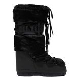 Moon Boot Classic Faux Fur Kar Botu Siyah, 35-38, 2MONW2020023, Black, Kadın