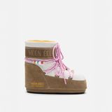 Moon Boot Kadın Kar Botu, Icon Low Suede Beads, Çok Renkli, 39-41 Beden, Bej ve Beyaz, numeric_39
