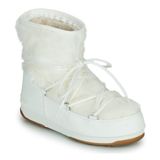 Moon Boot Kadın Monaco Low Fur Kar Botu, Beyaz, 38 Beden