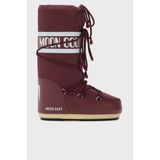 Moon Boot Logolu Bağcıklı Su Itici Kar Botu Bayan Kar Botu 80D1400440 D013 - Bordo