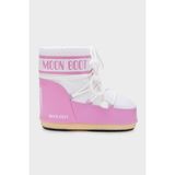 Moon Boot Logolu Bağcıklı Su Itici Kar Botu Bayan Kar Botu 80D1409340 JB05 - Pembe - Beyaz