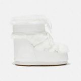 Moon Boot MB Icon Low Nylon Beyaz Kadın Kar Botu Kısa Topuklu Konforlu Tasarım ile Şık Görünüm