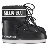 Moon Boot MB Icon Low Nylon Siyah Erkek Kar Botu Düz Topuklu Su Geçirmez Kışlık Rahat Taban