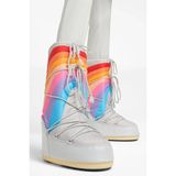 Moon Boot MB Icon Rainbow Gray Snowboot Gökkuşağı Renkli Kadın Uzun Bot Gri
