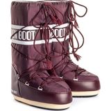 Moon Boots Kadın Kar Botu Nylon Bordo Bağcıklı Suni Deri Kauçuk Taban Özellikli 2MONK2016013
