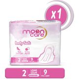 Moon Care Lady Soft Uzun Hijyenik Ped 9 Adet Yumuşak Tasarım ile Gün Boyu Konfor