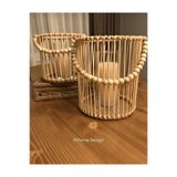 moon home design Bambu Çubuk Fener Sepet