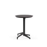 Moon Katlanır Masa Ø60 cm - Bahçe, Balkon, Kafe, Restoran İçin, İç ve Dış Mekan Antrasit