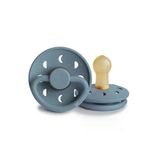Moon Kauçuk Emzik - Stone Blue 0-6 Ay (3 Adet)