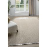Moon Krem Vizon Halı Bukleli Yumuşak Dokulu İskandinav Dokuma Halı Salon Halısı 13817A Krem Vizon 120 x 180
