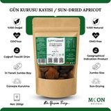 Moon Organik Moon Natural Coğrafi Tescilli Gün Kurusu Kayısı / Geographically Indicated Sun Dried Apricot - 200 gr