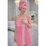 Moon Secret %100 Pamuk 70X140 Banyo Havlusu 550 gr Yüksek Emici Yumuşak Doku - 70 x 140 cm - Gül Kurusu