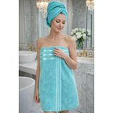 Moon Secret %100 Pamuk 70X140 Banyo Havlusu 550 gr Yüksek Emici Yumuşak Doku - 70 x 140 cm - Mavi