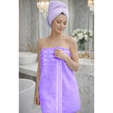 Moon Secret %100 Pamuk 70X140 Banyo Havlusu 550 gr Yüksek Emici Yumuşak Doku - 70 x 140 cm - Mor