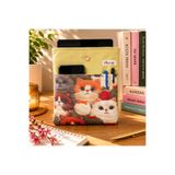 moonaja Kitap Kılıfı Tablet Kılıfı Cepli Astarlı - Organizer Kitap Çantası-Duck Kumaş Elyaf Dolgulu 19*25 cm