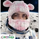 Moonaja Wegh Bere Şapka Wegh Maske weghrumi Bere Maske Balaklava Kar Maskesi Balaklava - Çok Renkli - M - L