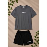 MOONBULL Brooklyn Baskılı T-shirt Şort Takım
