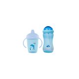 Mooncare Life Enjoy Akıtmaz Alıştırma Bardağı 240 Ml & Renkli Pipetli Bard mavi